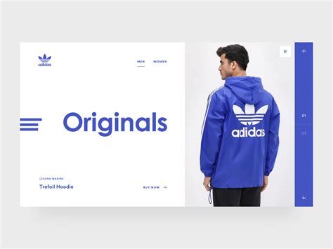 official adidas website.